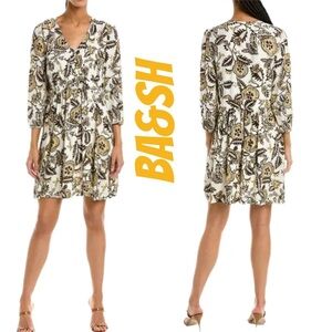 Ba&sh Multicolour Dress Size Small In Gold Floral NWOT